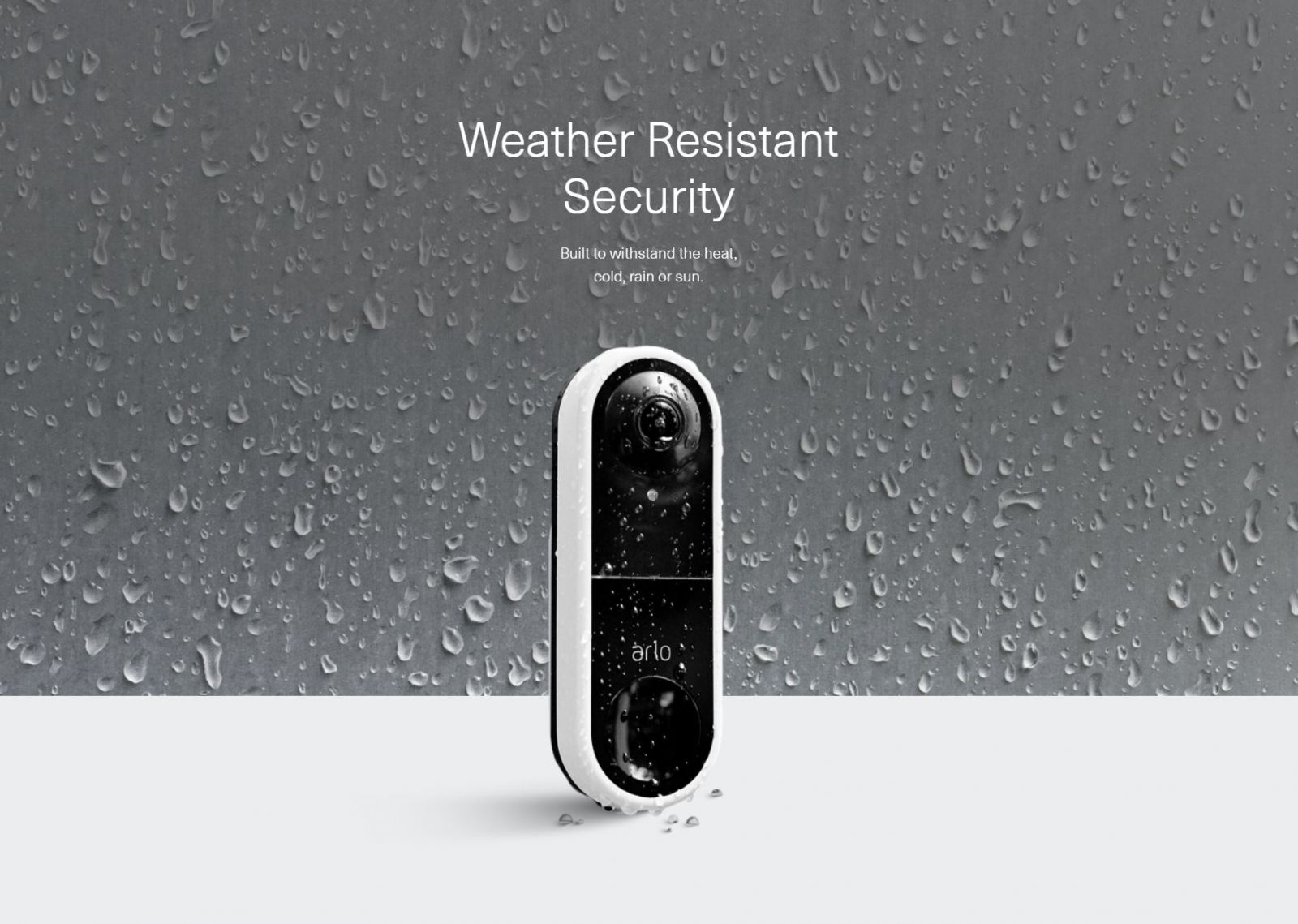 Arlo video doorbell Weather Resistant Security